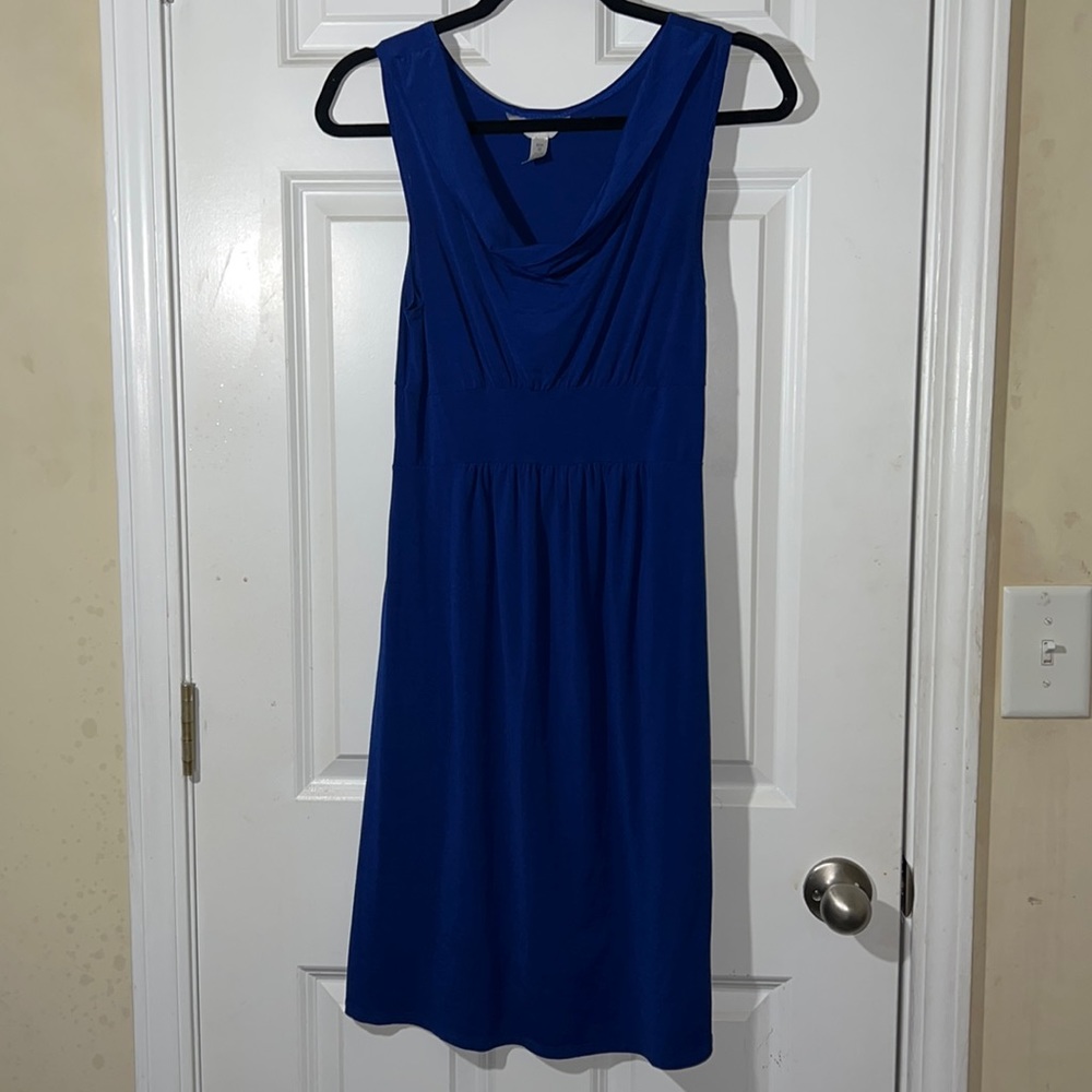 Royal Blue Maternity Dress